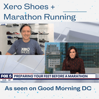 Good Day DC Talks about Minimal Shoes for Marathons