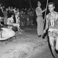 Abebe Bikila and his Barefoot Marathon Gold Medal