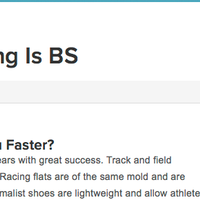 Is barefoot running really BS?