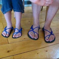 Erika's No-Knot Barefoot sandal tying methods