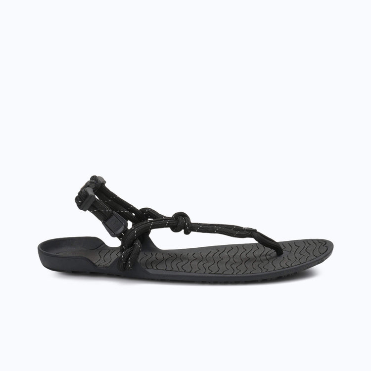 Xero Shoes Aqua Cloud - Women Sandal in Black with Toe Facing Right