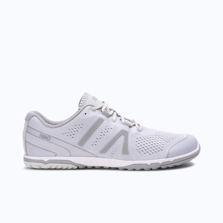 Xero Shoes HFS II Women Shoe in Light Gray with Toe Facing Right