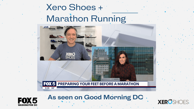Good Day DC Talks about Minimal Shoes for Marathons
