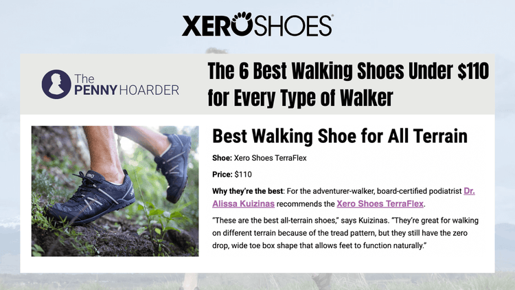 Xero Shoes Named One of the Best Walking Shoes by Penny Hoarder