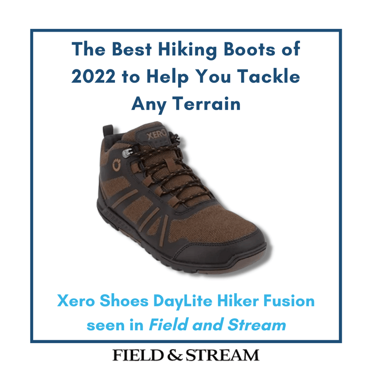 Xero Shoes' Hiking Boots featured in Field & Stream