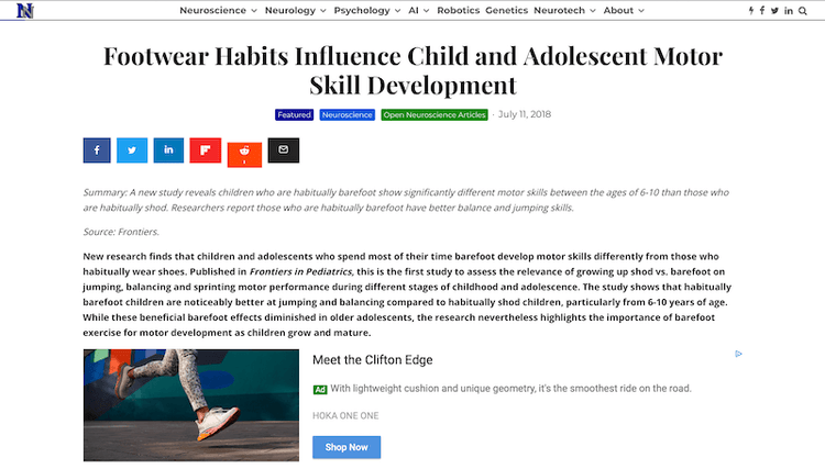 Is Barefoot Best for Kids? Research says...