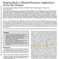 Minimalist and Barefoot Shoes - a scientific overview