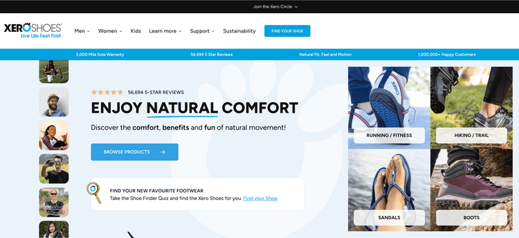 Xero Shoes’ New UK Website Offers Customers More Products, Robust Support