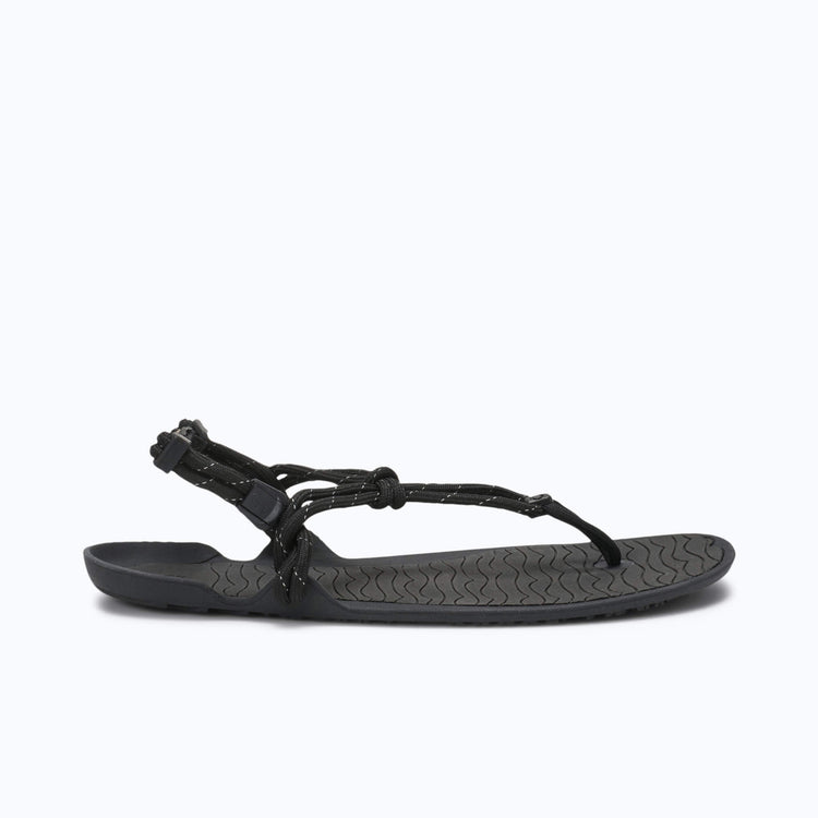 Xero Shoes Aqua Cloud - Men Sandal in Black with Toe Facing Right