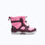Xero Shoes Alpine Pull-On Big Kids Boots in Pink and Maroon with Toe Facing Right