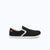 Xero Shoes Dillon Canvas Slip-On Big Kids Shoe in Black with Toe Facing Right
