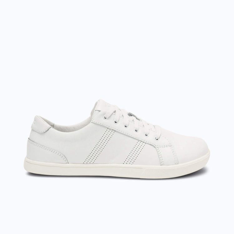 Xero Shoes Dillon Leather Women Shoe in White with Toe Facing Right