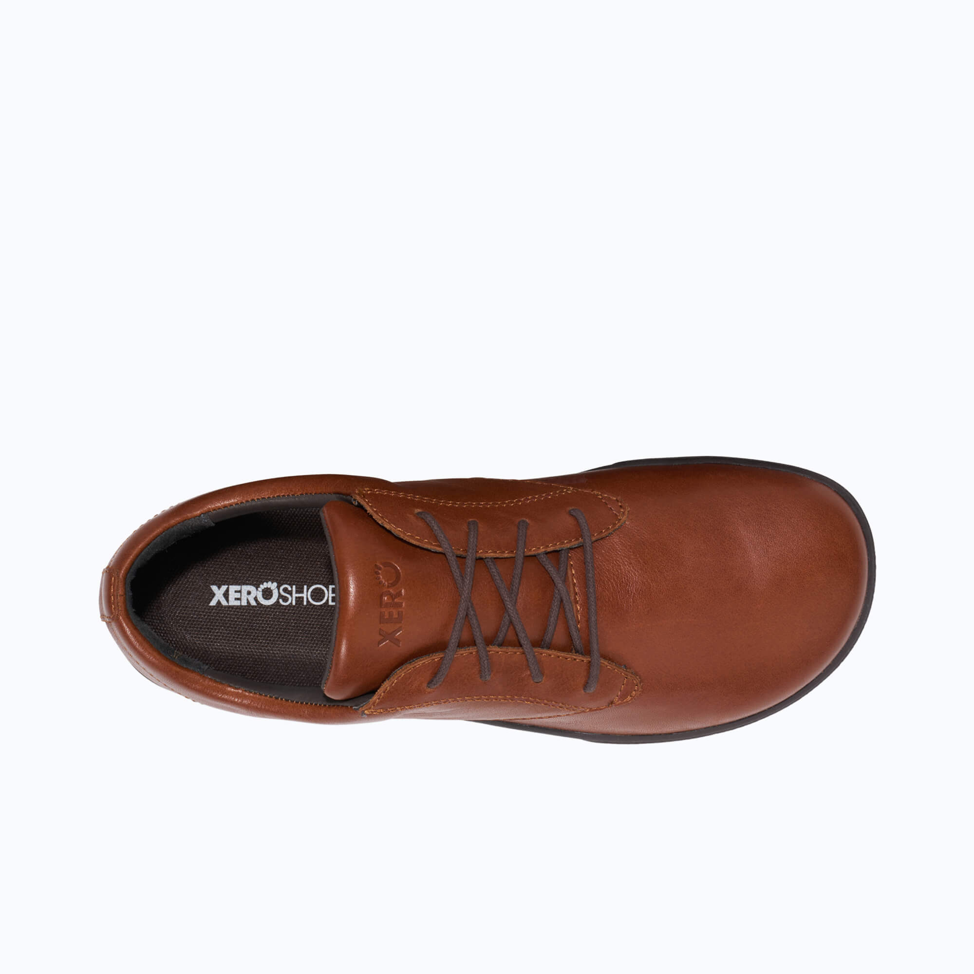 Xero Shoes Glenn Barefoot Dress Shoes Brown Leather Low Top Oxford Men\'s 10.5 If you main image 2