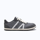Xero Shoes Wynn Men Shoe at Gray and White with Toe Facing Right