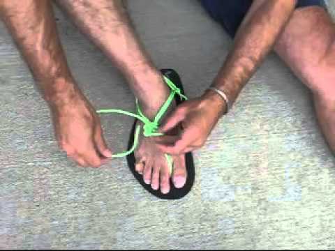 How to Tie Huaraches - Tarahumara Running Shoes - Xero Shoes