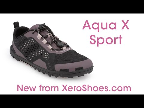 NEW Women&#039;s Minimalist Water, Trail Running, Swim/Run, OCR Shoe for 2021- Aqua X Sport by Xero Shoes