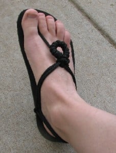 Paracord hot sale barefoot sandals