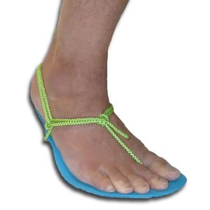 barefoot sandal tying -- Xero Basic