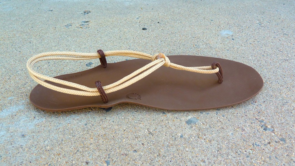 diy barefoot running sandals