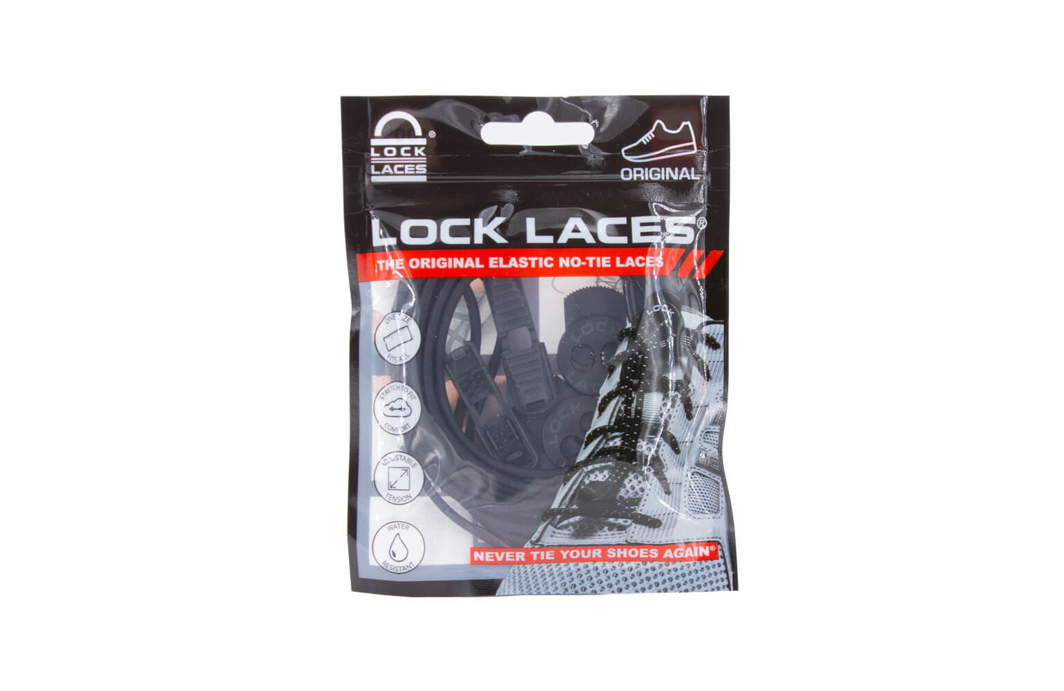 lock laces black