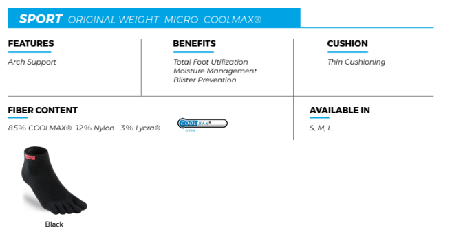 Injinji® Performance Micro Toe Socks - Xero Shoes