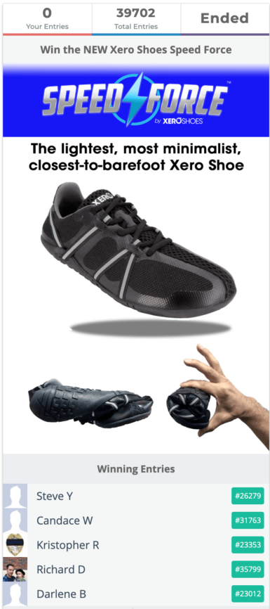 xero shoes speed force men's shoe