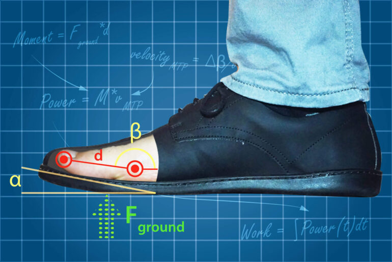 toe hitting top of shoe