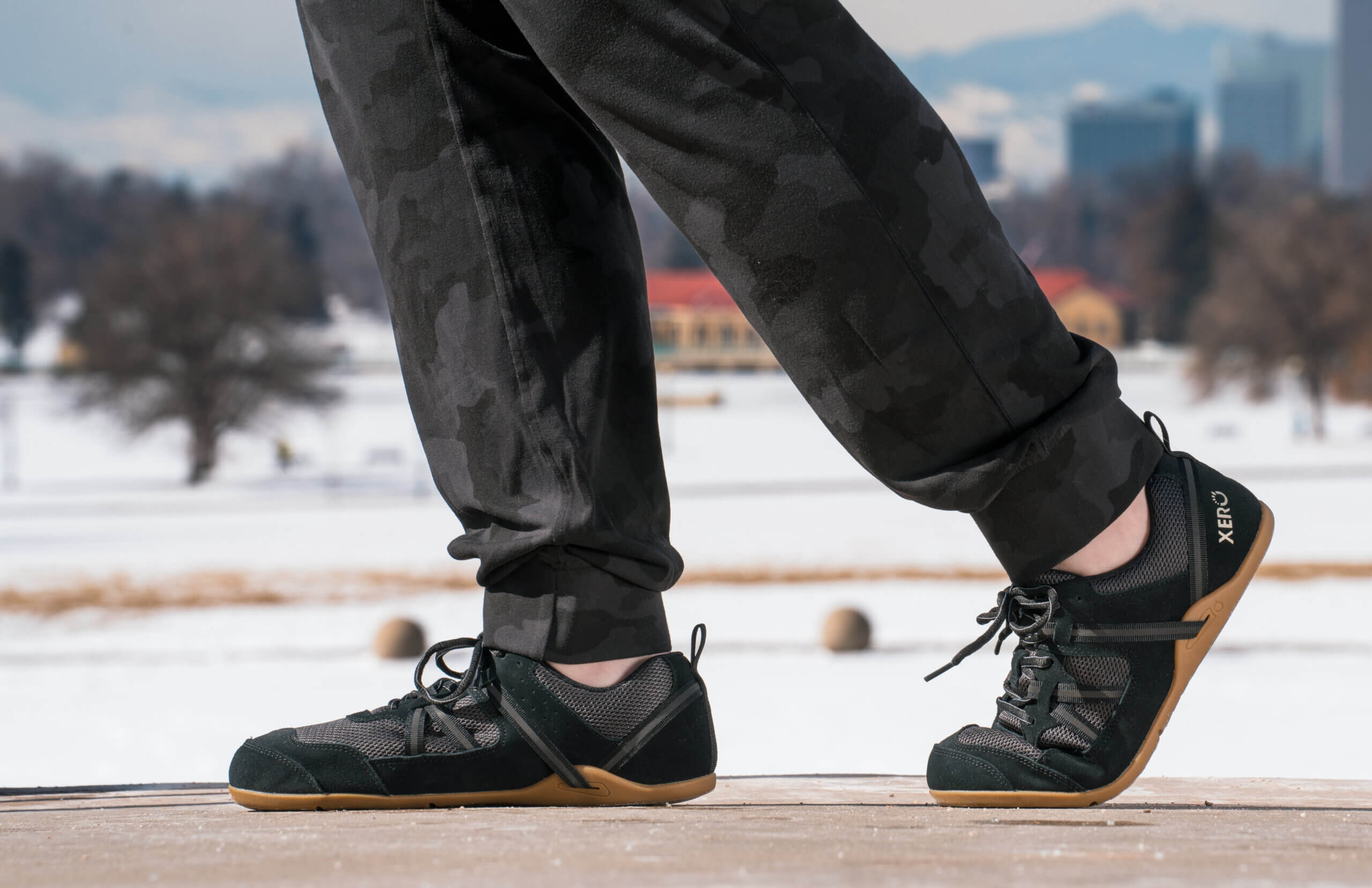 Women's Prio Suede in Black Asphalt