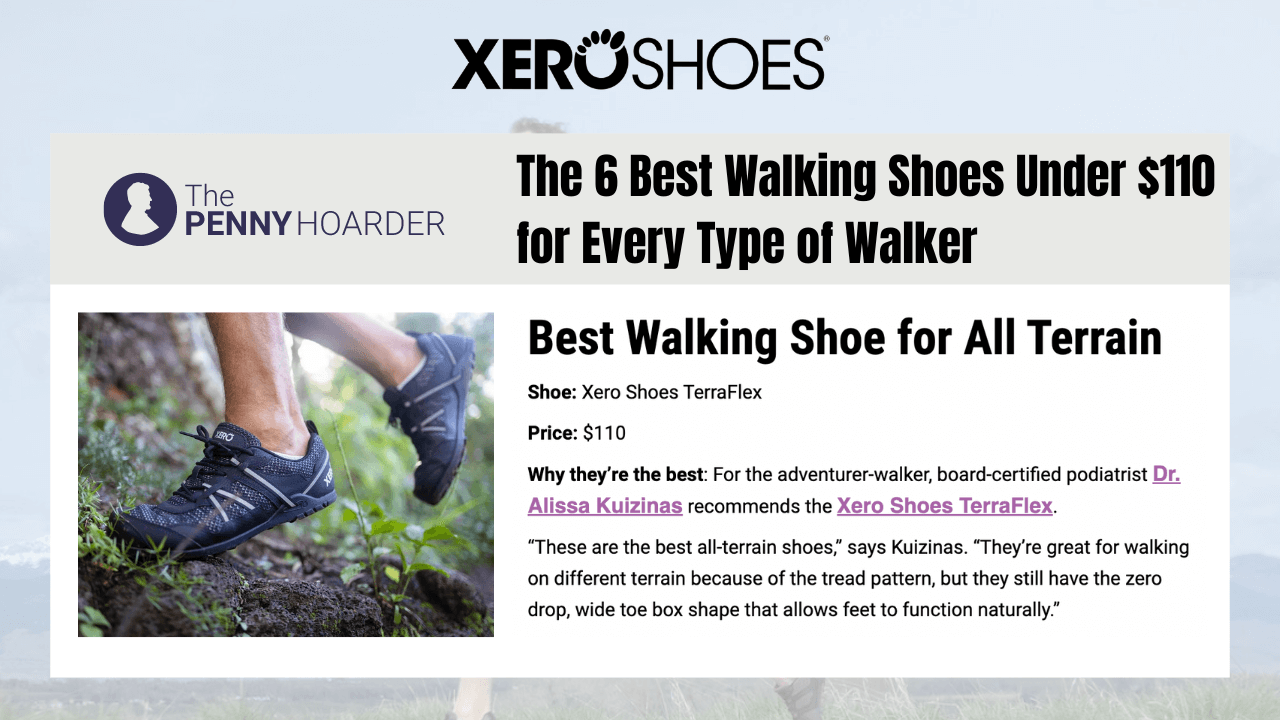 Xero Shoes Named One of the Best Walking Shoes by Penny Hoarder - Xero Shoes