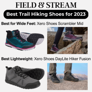 Field And Stream Names Two Xero Shoes in Best Trail Hiking Shoes for 2023