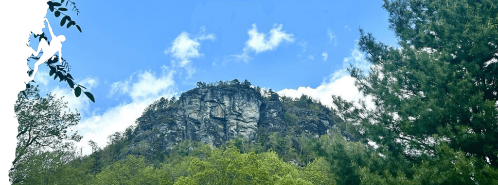 Landscape shot of Table Rock in South Carolina
