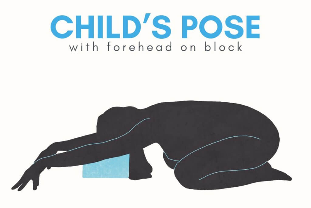 Body mechanics diagram or Child's Pose