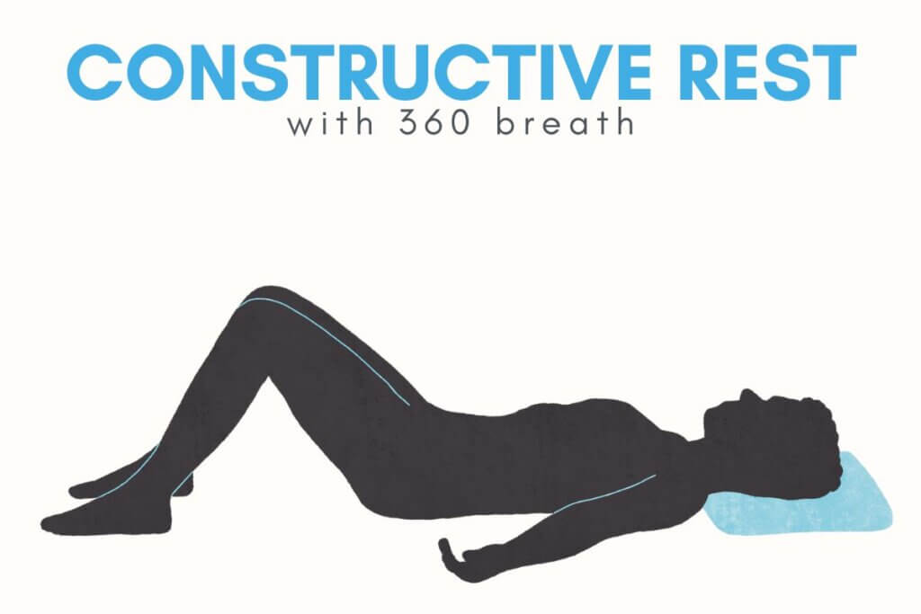 Body mechanics diagram of Constructive Rest