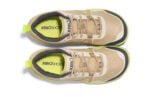 Scrambler Low EV women's tan and brown trail shoes, top view