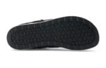 Wynn men's black and white retro athletic shoes, sole view